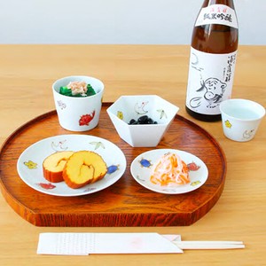 【藍花】めでたいシリーズ 皿 小鉢 日本製 波佐見焼