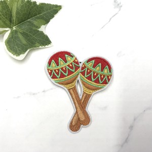 Brooche Music Embroidered