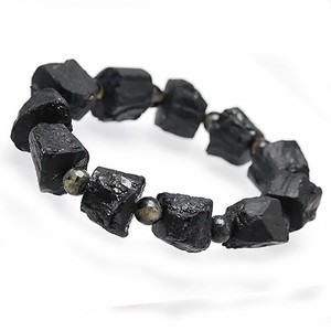 Gemstone Bracelet Opal/Tourmaline black