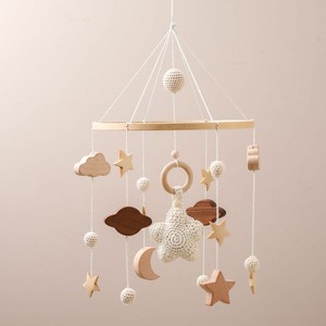 Wind Chime Space Wooden Stars Kids