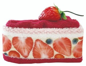 Le Patssieri cake towelトライアングルケーキいちご LPSF-6035