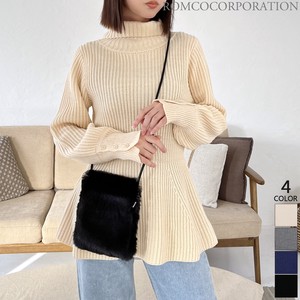 Sweater/Knitwear Knitted Peplum 【2023NEWPRODUCT♪】