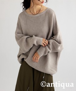 Antiqua Sweater/Knitwear Dolman Sleeve Knitted Long Sleeves Tops Ladies Autumn/Winter