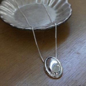 Oval polish Necklace【Nothing And Others/ナッシングアンドアザーズ】