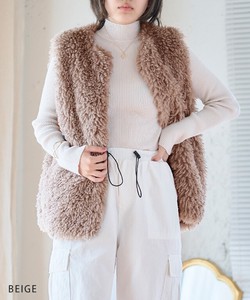 Vest/Gilet Vest Tops Fake Fur Autumn Winter New Item