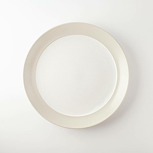 Mino ware Main Plate Rustic White Western Tableware 26.5cm Made in Japan