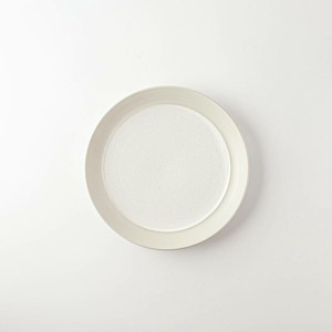 Mino ware Main Plate Rustic White Western Tableware 19.5cm Made in Japan