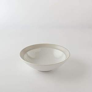 Mino ware Donburi Bowl Rustic White Western Tableware 14.5cm Made in Japan