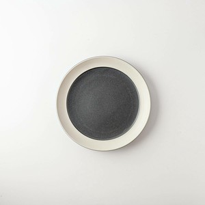 Mino ware Small Plate black Western Tableware 16cm Made in Japan