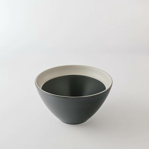Mino ware Donburi Bowl black 13.5cm Made in Japan