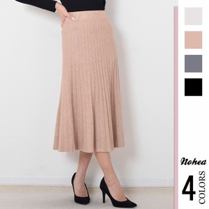Skirt Knitted Waist Long