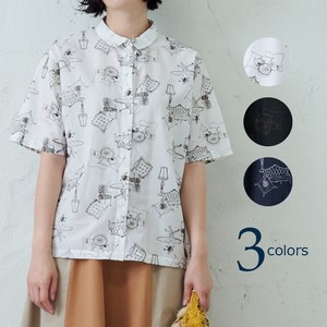 emago Button Shirt/Blouse Tea Time Thin NEW 2024 Spring/Summer