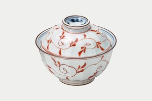 Hasami ware Donburi Bowl Red Porcelain Made in Japan