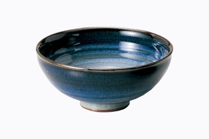 藍染　飯碗（大）【日本製 有田焼 陶器 毎日の生活に】