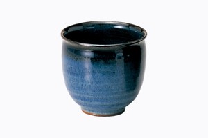藍染　湯呑（大）【日本製 有田焼 陶器 毎日の生活に】