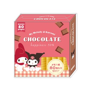 【ティーズ】サンリオお菓子箱メモ　チョコ