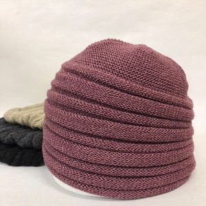 【秋冬帽子】秋冬婦人帽子　ジャバラロール　コーピロン毛混　レディース帽子