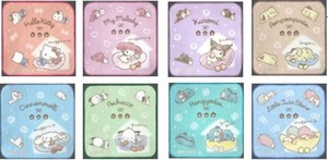 Face Towel Sanrio Characters 8-types