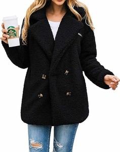 Jacket Plain Color Long Sleeves Outerwear Ladies Autumn/Winter