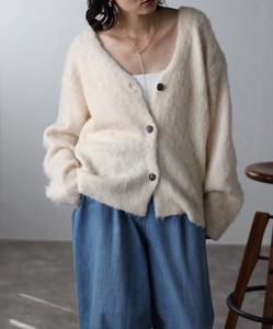 Cardigan Mohair Touch Knit Cardigan