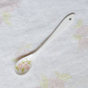 Enamel Spoon Rose Made in Japan