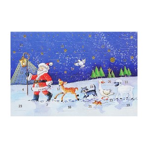 クリスマス アドヴェントカード アドヴェントカレンダー 輸入カード EU製 サンタ
