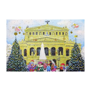 クリスマス アドヴェントカード カレンダー 欧州各都市のクリスマスシリーズ 輸入カード EU製