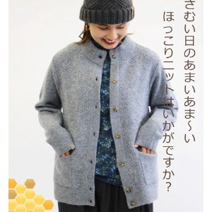 Sweater/Knitwear Long-sleeved Cardigan Honeycomb