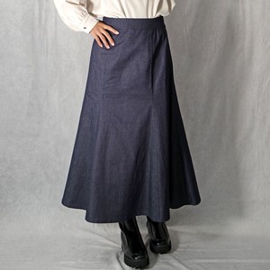 Pre-order Skirt Flare Denim Skirt