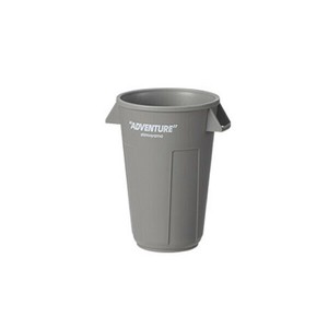霜山 "ADVENTURE”筒型收納ボックス　グレー/"ADVENTURE”Cylindrical Storage Box　Gray