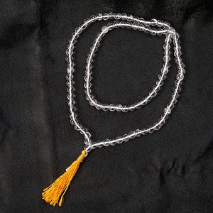 インドの数珠 - クリスタル - 約30cm