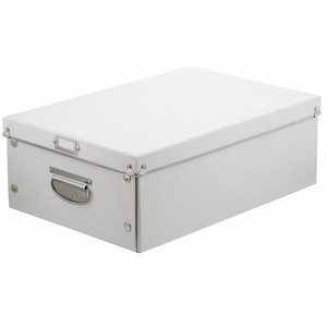 ベストコ ふた付き 収納ボックス XL ホワイト ND-9035 パピーア
