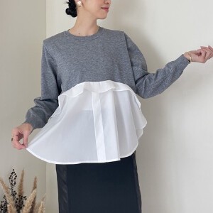 Sweater/Knitwear Knitted Waist Tops