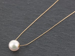 Pearls/Moon Stone Necklace Pendant 8.5mm ~ 9.0mm Made in Japan