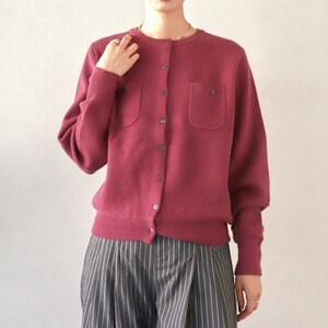 [SD Gathering] Cardigan Crew Neck Pocket Cardigan Sweater