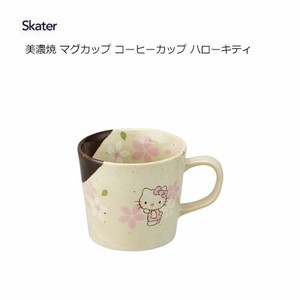 マグカップ ハローキティ 美濃焼 和風桜柄 スケーター 和陶器シリーズ CHMM1