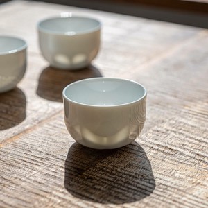 美浓烧 日本茶杯 日式餐具 Yamatsu晋山窑 桔梗 日本制造
