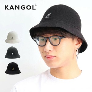 カンゴール【KANGOL】BERMUDA CASUAL ロゴ バケット ハット ベル型ハット 帽子 メンズ レディース パイル