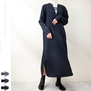Casual Dress Stripe V-Neck 【2024NEW】