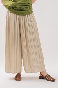 Full-Length Pant Satin Pleated Pants 2024 Spring/Summer