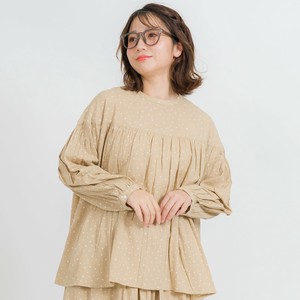 Button Shirt/Blouse Gathered Blouse 2024 Spring/Summer