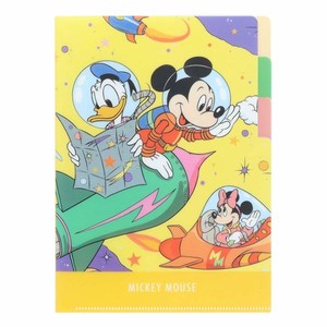 【ポケットファイル】ミッキーマウス クリアファイル A5 3P レトロアートコレクション1990