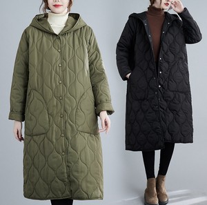 Coat Plain Color Long Sleeves Hooded Ladies' Autumn/Winter