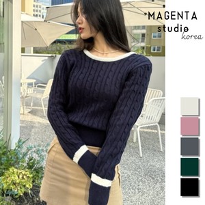 Sweater/Knitwear Color Palette Knitted Tops