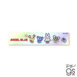 エンジェルブルー ホログラムステッカー ロング 集合 キャラクター ANGEL BLUE 平成 カワイイ NAR-017