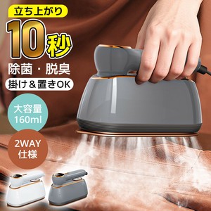 衣類スチーマー スチームアイロン 除菌 ニオイ対策 アイロン 大容量　10s立ち上がり 脱臭 強力スチーム
