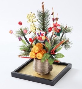 お正月【受注生産品】Japanese traditional New Year style for 2024  "雅”飾り　（置きタイプ）
