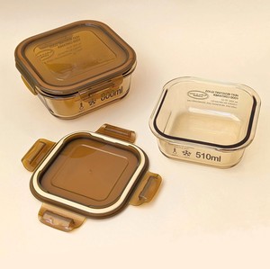 HEAT-RESISTANT FOOD CONTAINER SQUARE