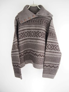 Sweater/Knitwear Pullover Jacquard Boucle Autumn/Winter 2023 Made in Japan