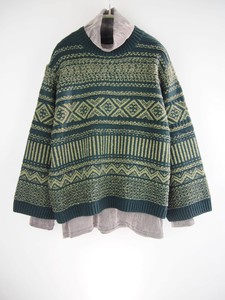 Sweater/Knitwear Pullover Jacquard Boucle Autumn/Winter 2023 Made in Japan